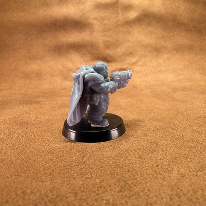 Space Dwarf roughnecks 32mm scale miniature model mining picks soldiers votann troopers