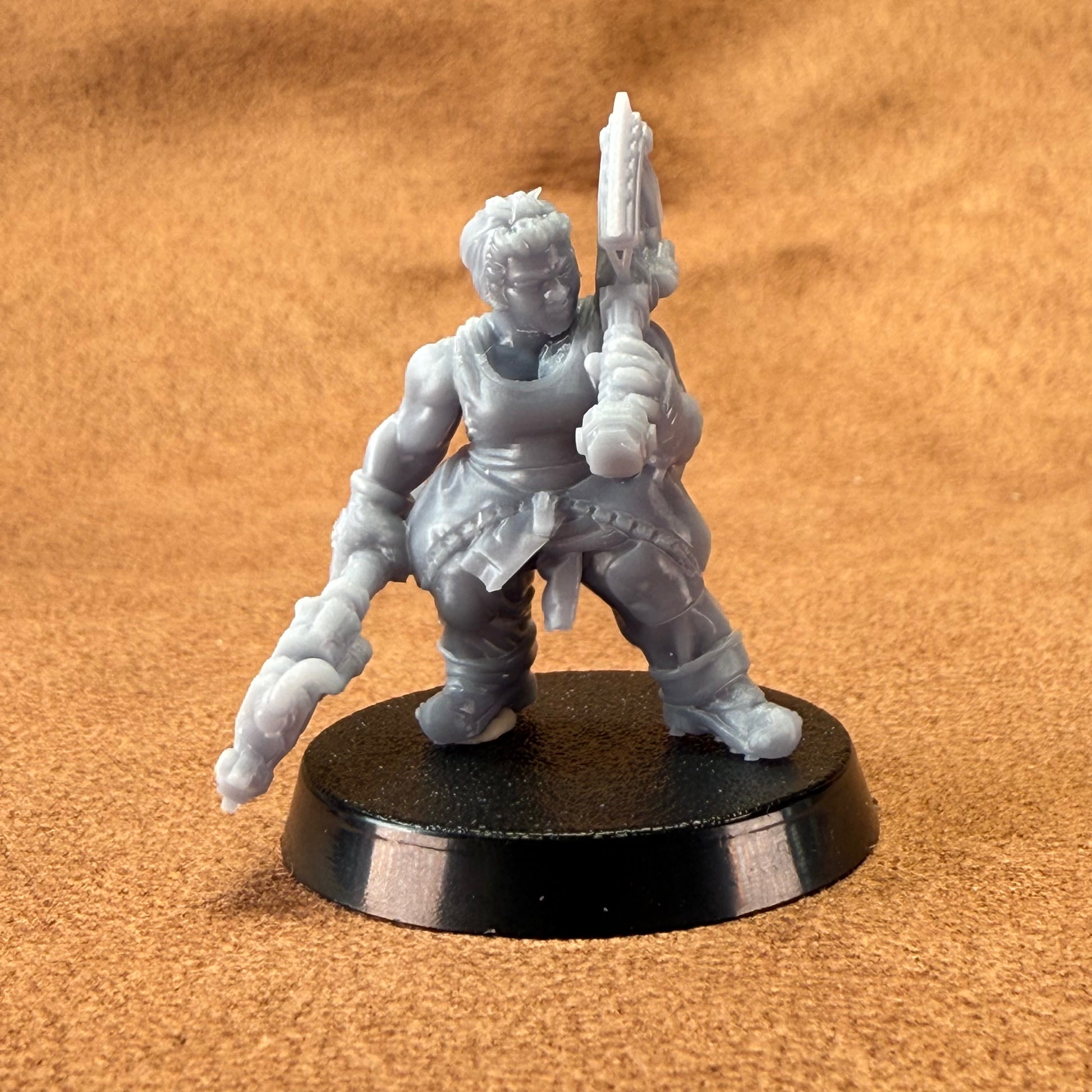 Space Dwarf roughnecks 32mm scale miniature model mining picks soldiers votann tenderisers terminators