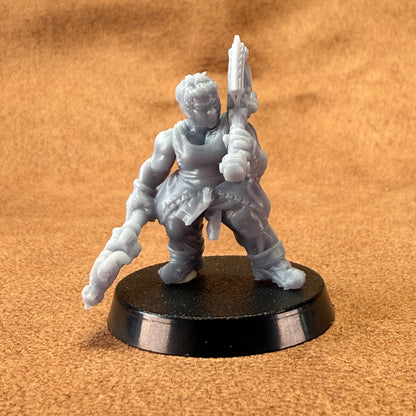 Space Dwarf roughnecks 32mm scale miniature model mining picks soldiers votann tenderisers terminators