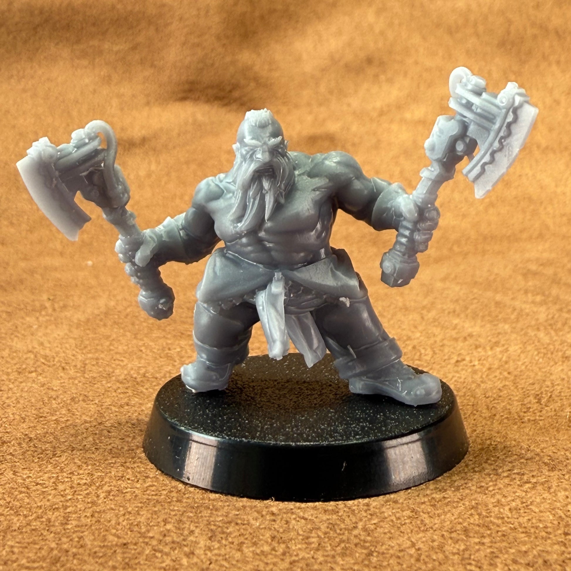 Space Dwarf roughnecks 32mm scale miniature model mining picks soldiers votann tenderisers terminators