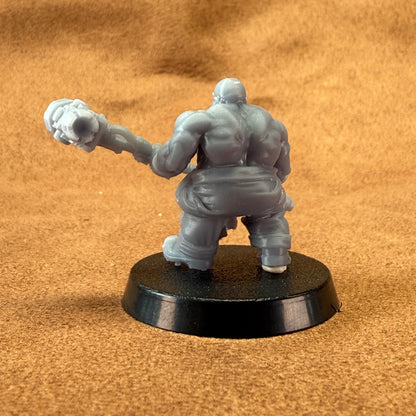 Space Dwarf roughnecks 32mm scale miniature model mining picks soldiers votann tenderisers terminators