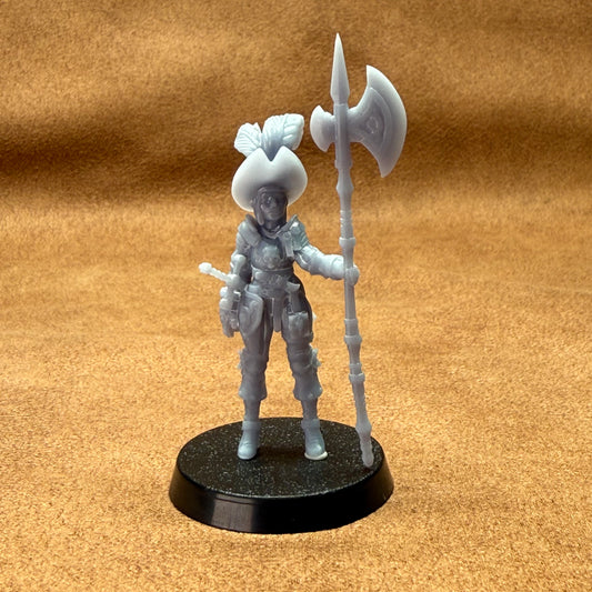 medieval knights 32mm scale resin miniature figure for dungeons and dragons