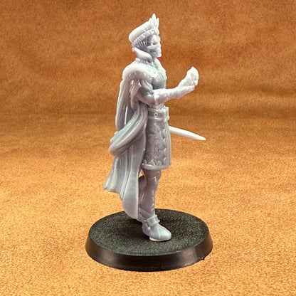 medieval venetian 32mm scale resin miniature figure for dungeons and dragons